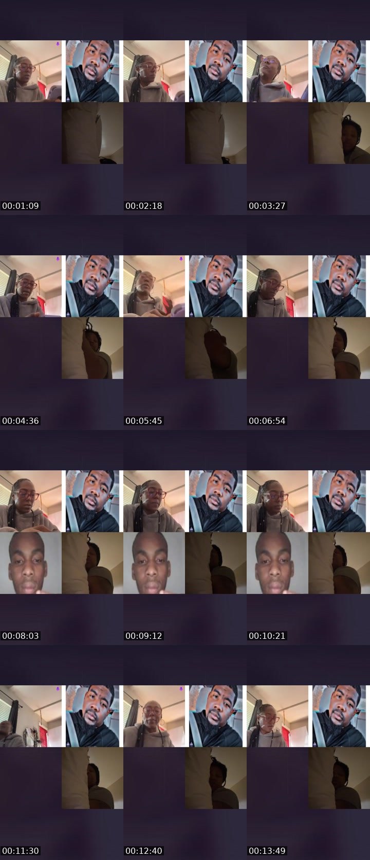 Contact-sheet preview of 👑ᴳᴺˢረᴀㄥᵉᵉᶻʸ⁴2⁰💨's Liveme recording