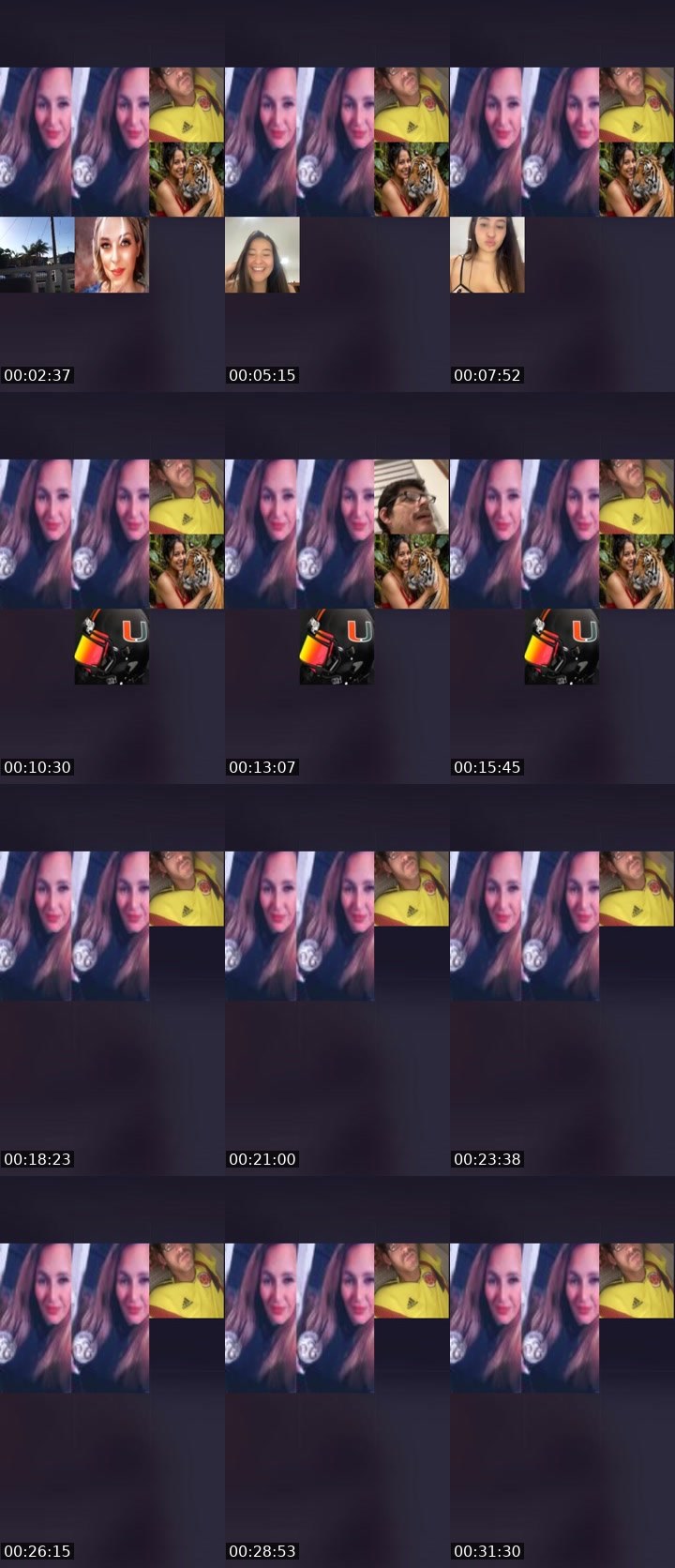Contact-sheet preview of 🔆MiLLO🔥🌪's Liveme recording