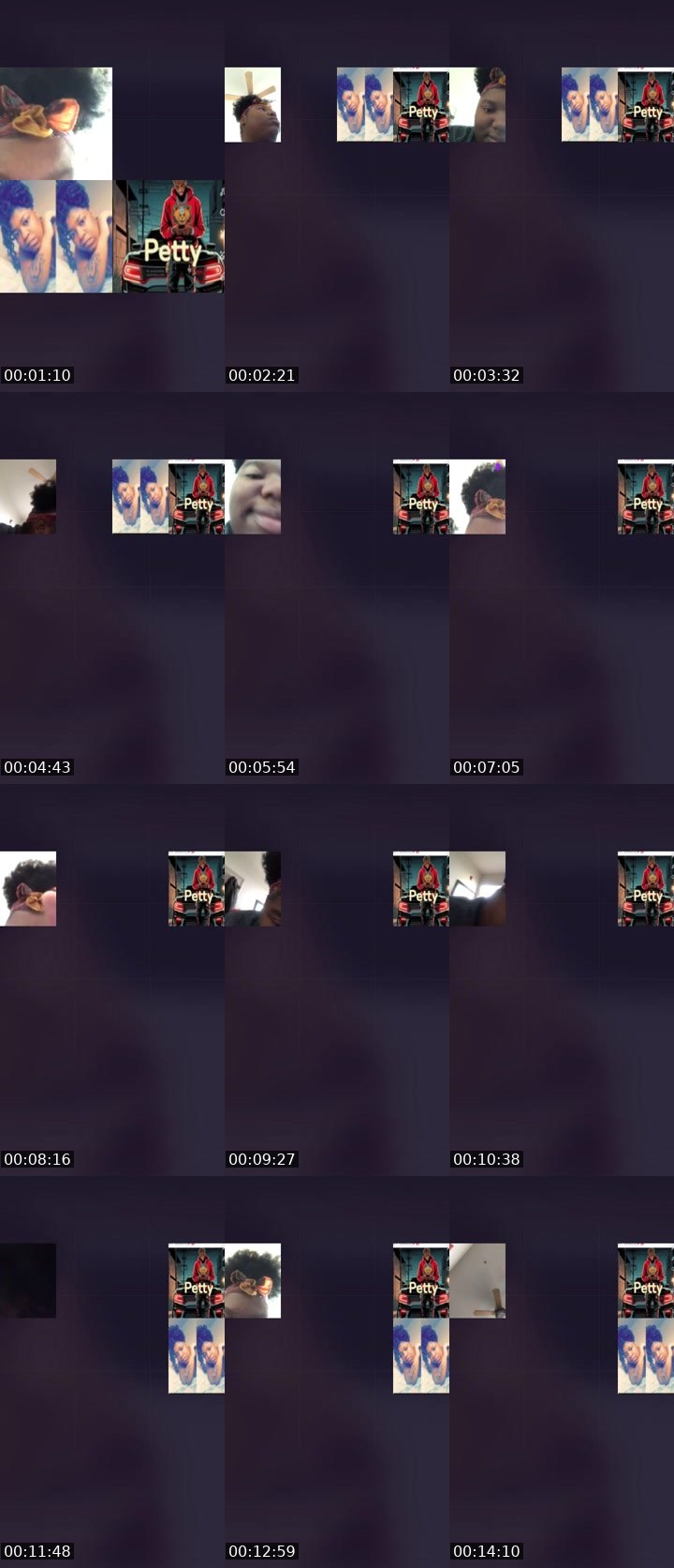 Contact-sheet preview of Ada🥰👿's Liveme recording