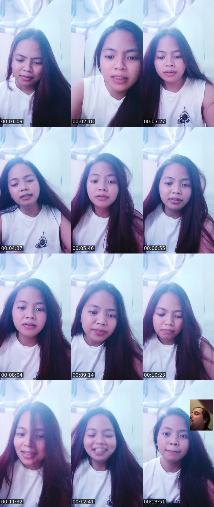 Contact-sheet preview of eyo040's Liveme recording