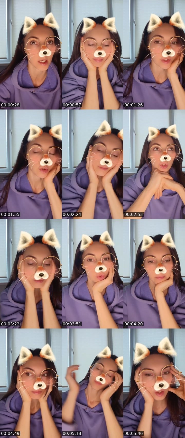 Contact-sheet preview of 25k💯Oly's Liveme recording
