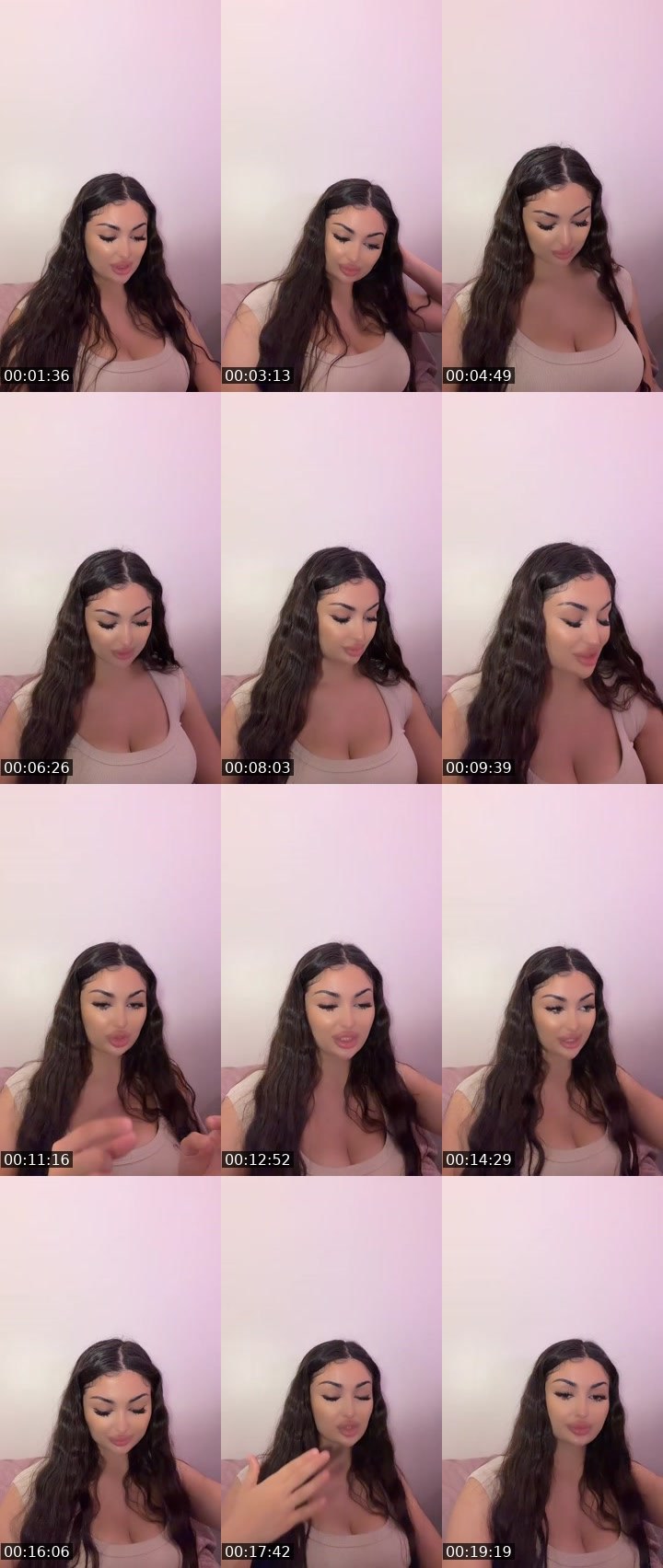 Contact-sheet preview of 🧿BlessSeii💕's Liveme recording