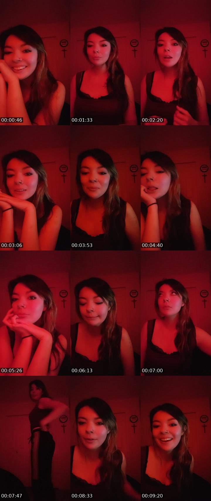 Contact-sheet preview of Nadalie Sinclair's Liveme recording