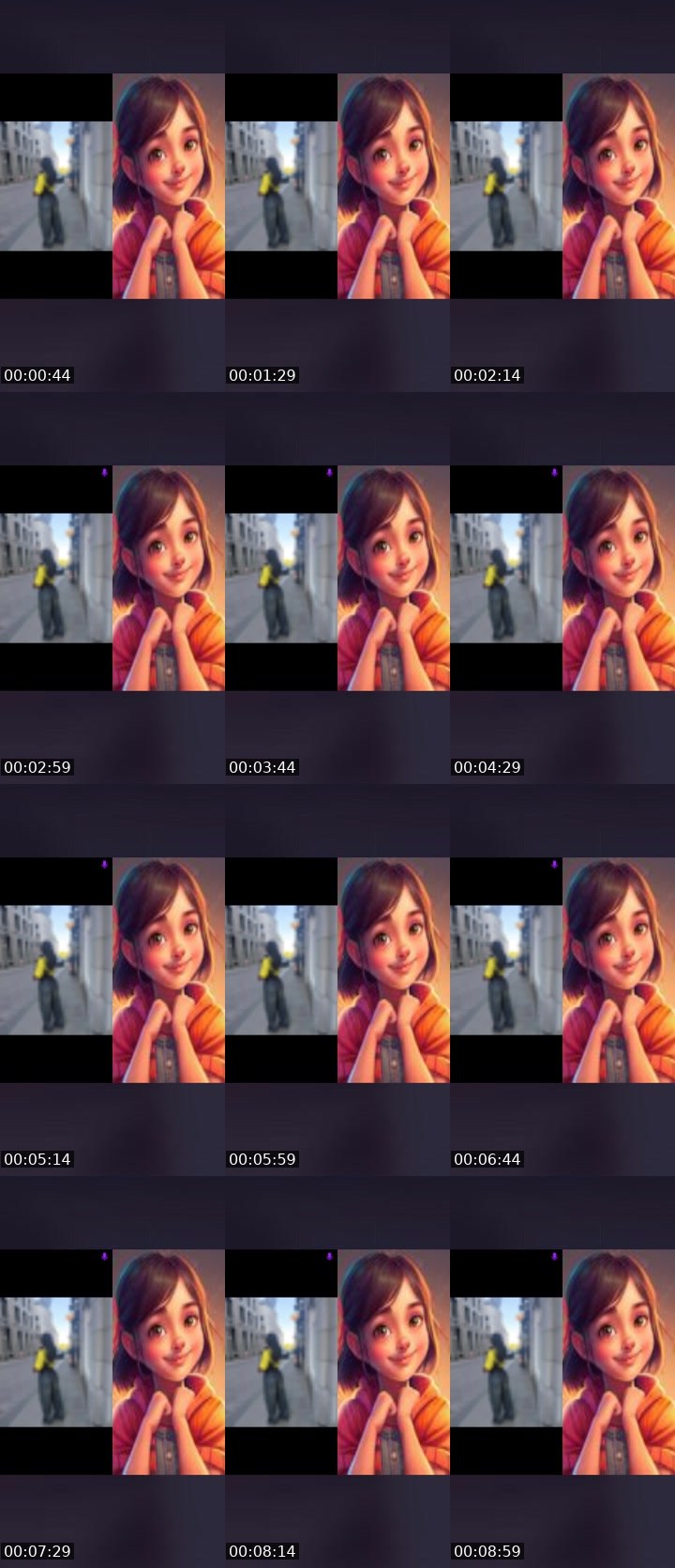 Contact-sheet preview of ☥ AWA🖤's Liveme recording