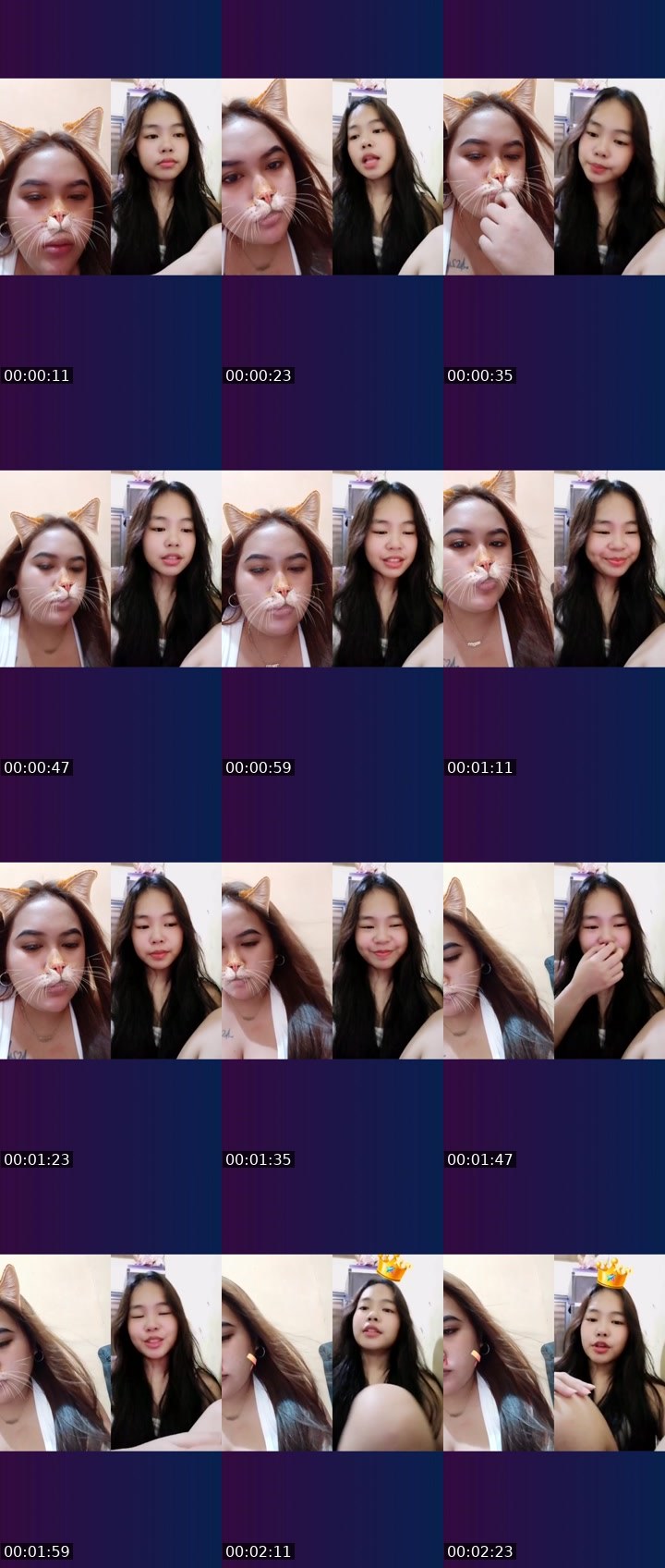 Contact-sheet preview of ✨️MëL🅾️N🍑's Liveme recording