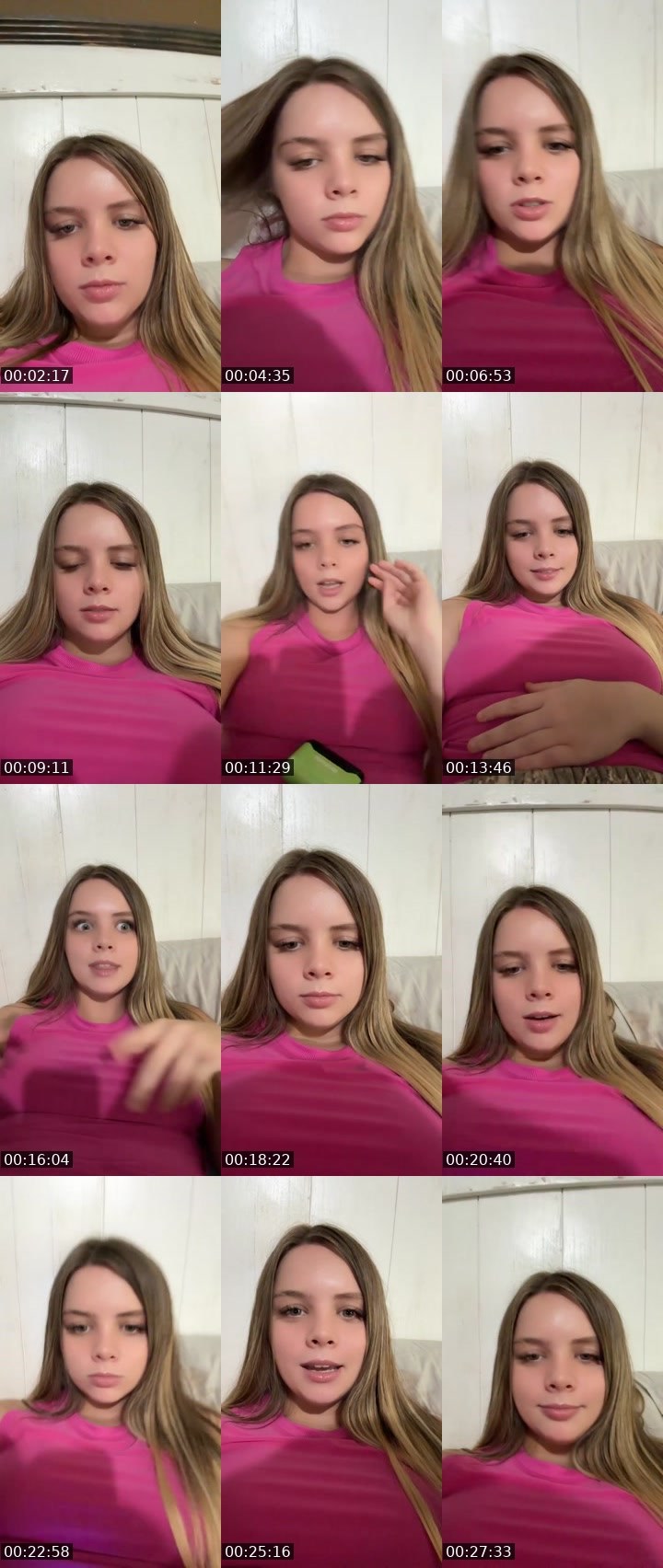 Contact-sheet preview of 🔥QueenDuckMf🔥's Liveme recording