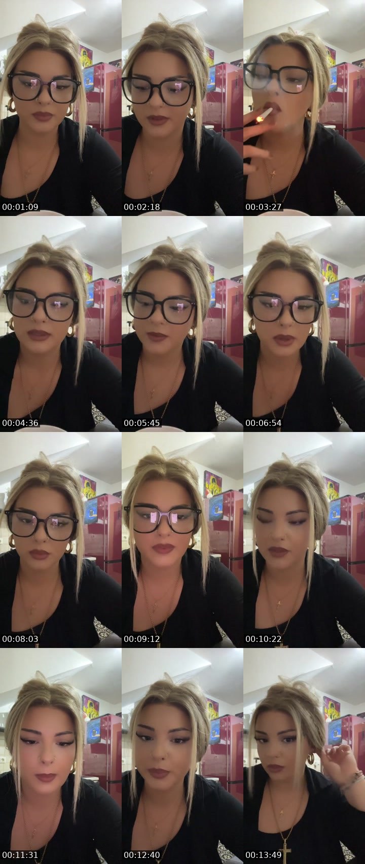 Contact-sheet preview of ღ TheHolyyMother ღ's Liveme recording