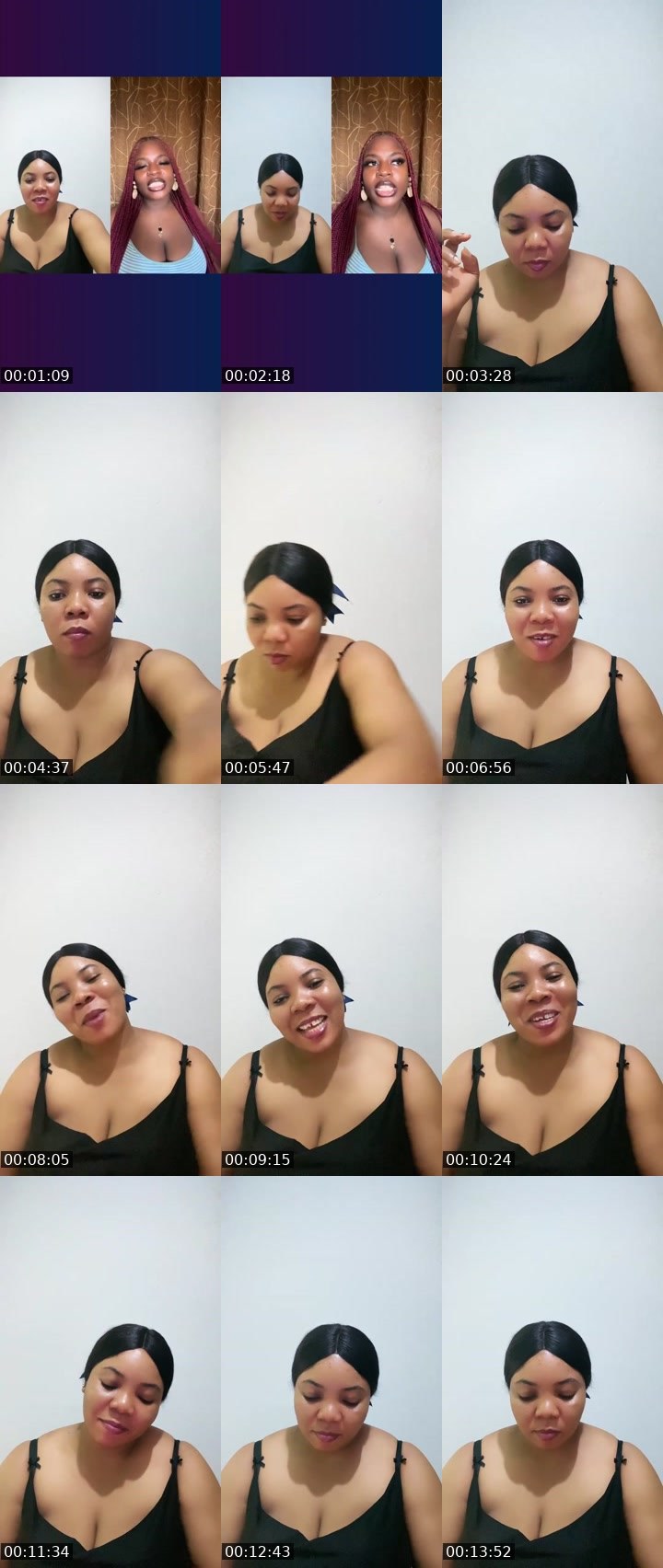 Contact-sheet preview of 🅰️my Lilly🍭🇹🇹🥛's Liveme recording