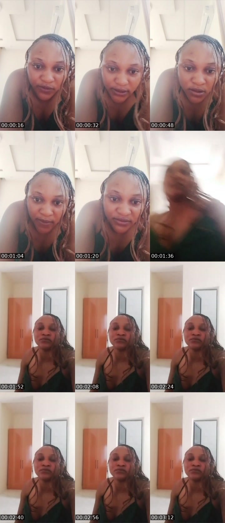 Contact-sheet preview of Racheal Pam's Liveme recording