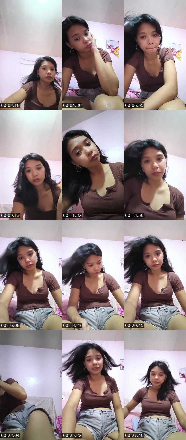 Contact-sheet preview of 😋👸NaLi🦢's Liveme recording