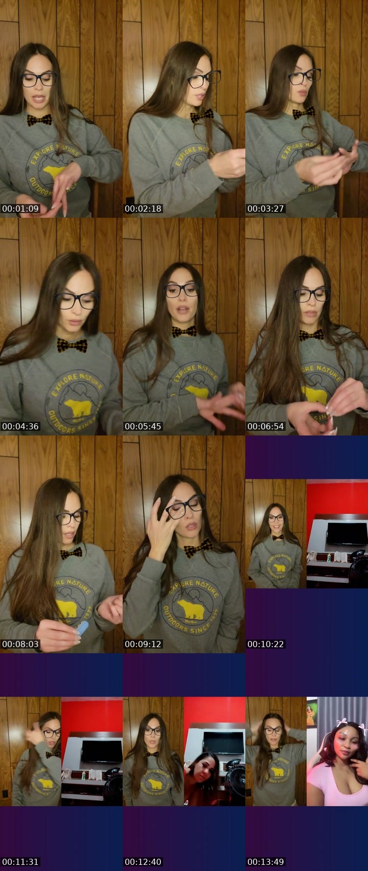 Contact-sheet preview of 🐝Keeper🌼🎁's Liveme recording