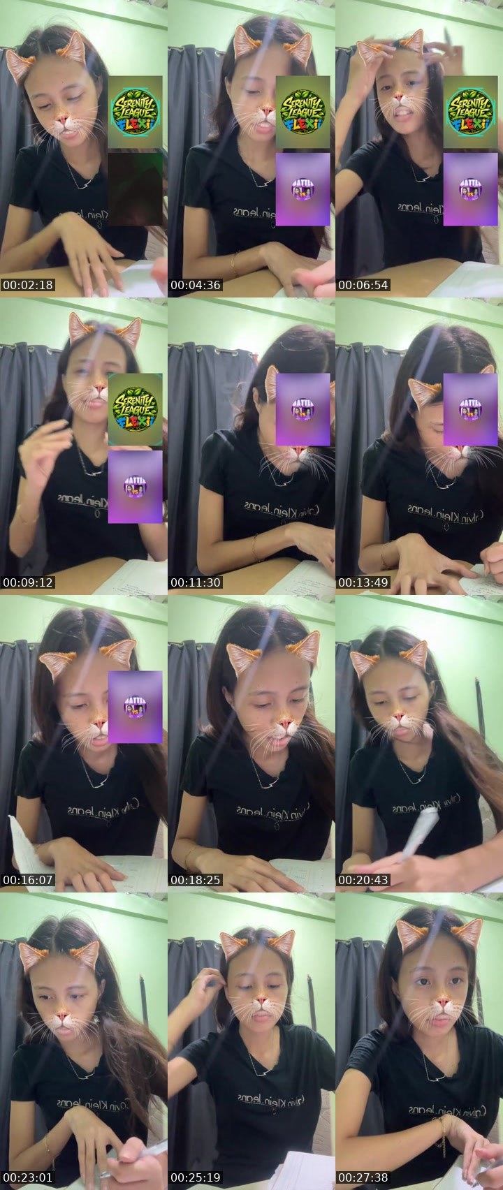 Contact-sheet preview of 👸Xamie🌼's Liveme recording