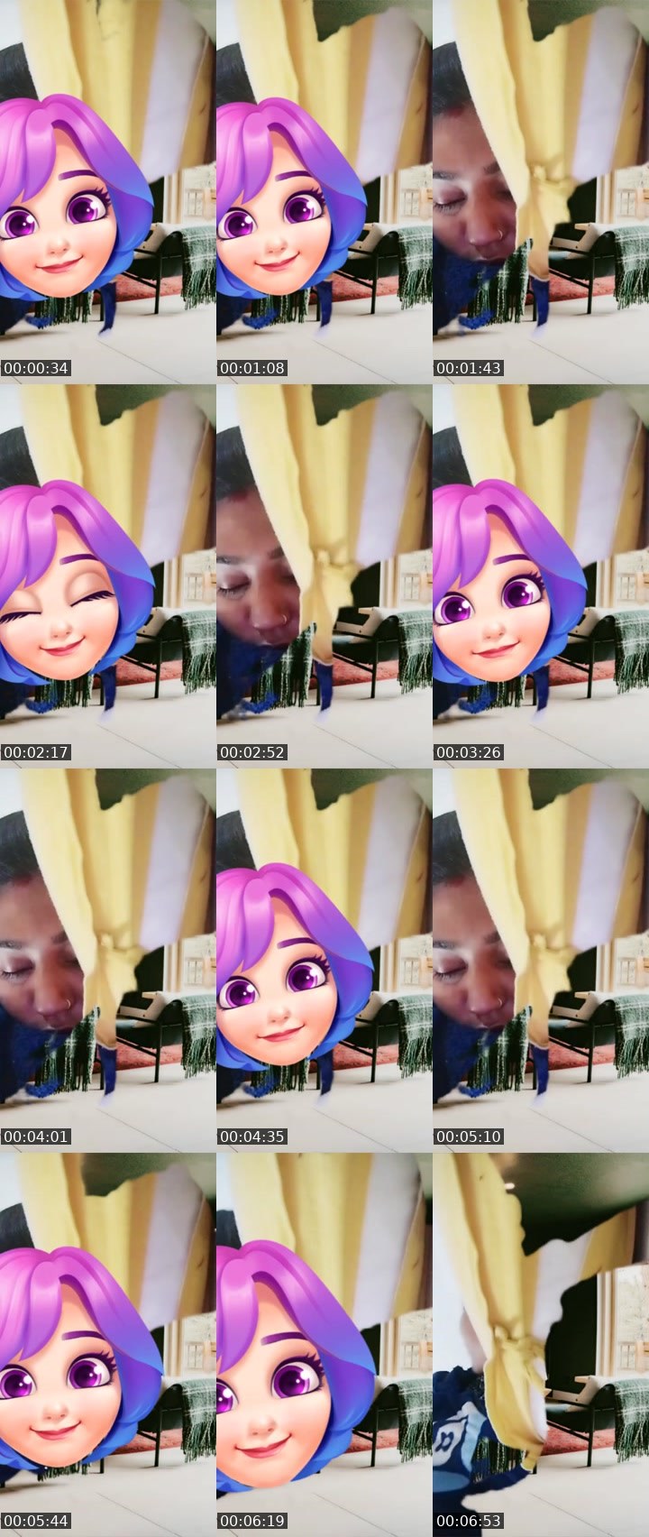 Contact-sheet preview of 🐺🥰Lina's Liveme recording