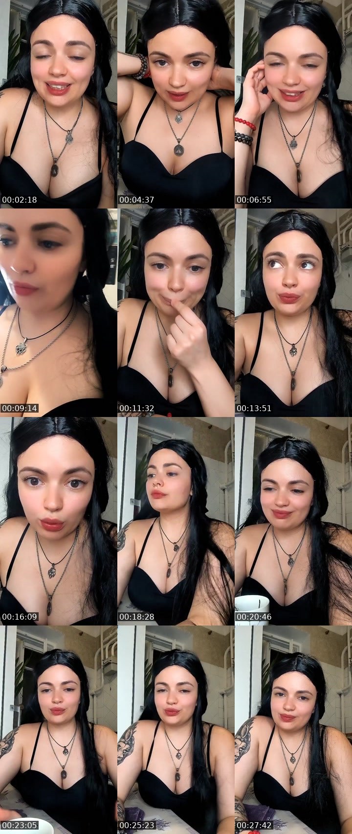Contact-sheet preview of Yana Mikki🩷🪽's Liveme recording