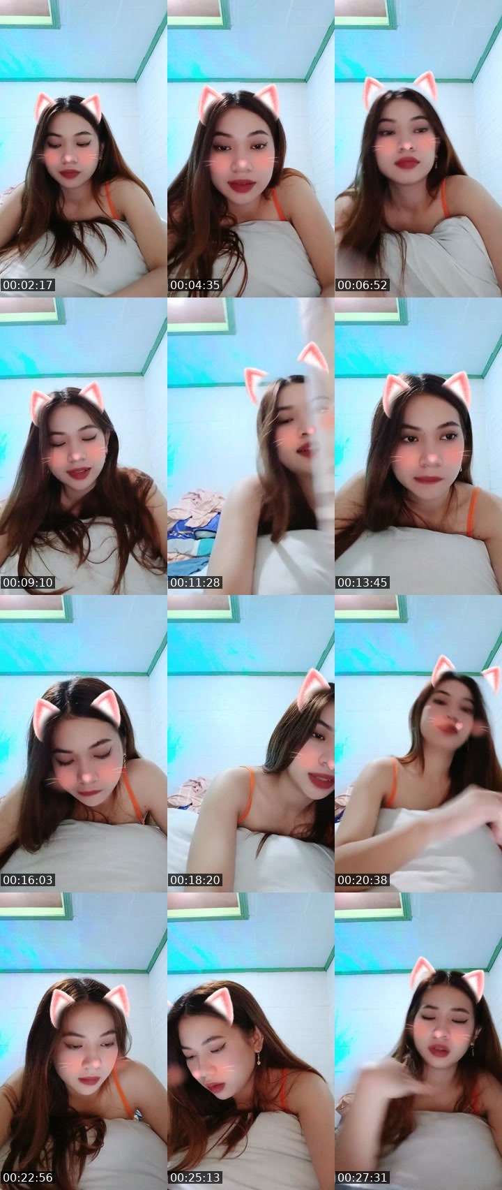 Contact-sheet preview of 𖤍👸Allie🍀's Liveme recording
