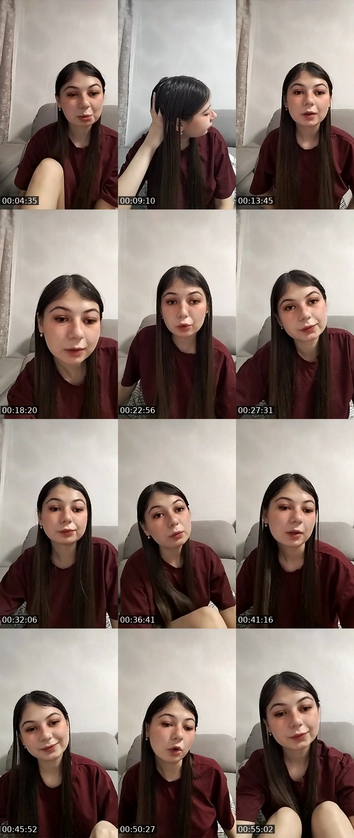 Contact-sheet preview of mimi321's Liveme recording
