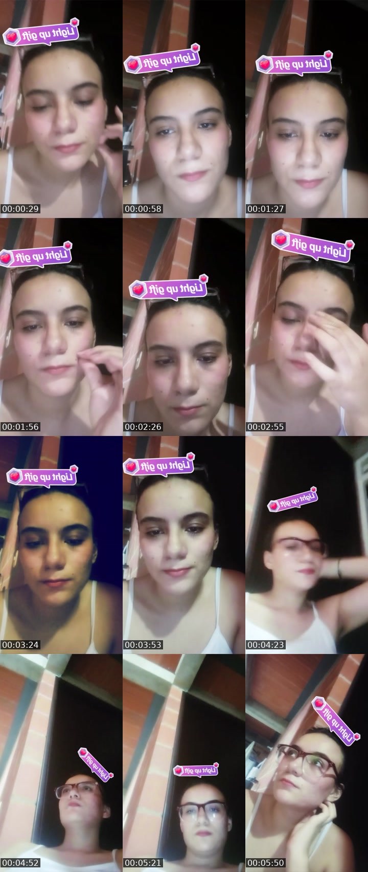 Contact-sheet preview of 🕶𝓜𝓪𝓵𝓾's Liveme recording