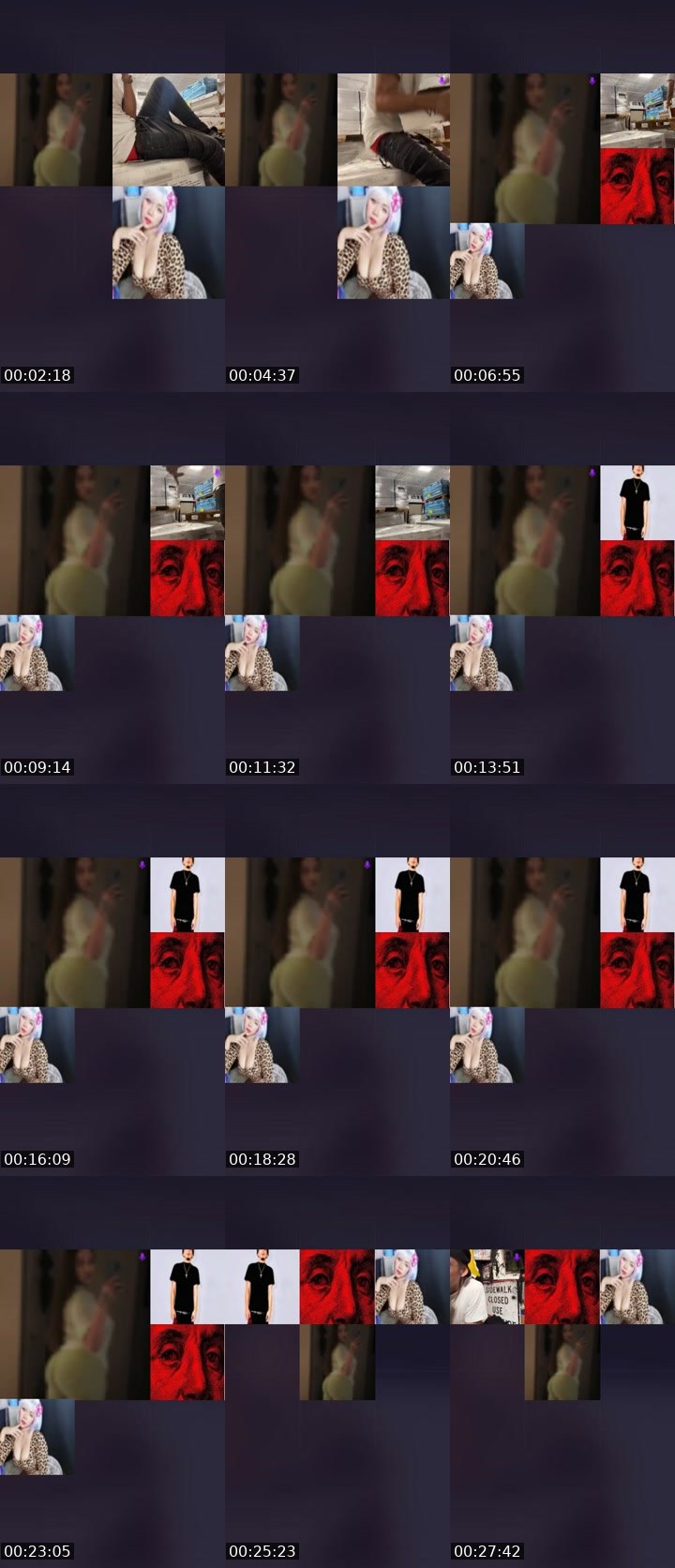 Contact-sheet preview of 🤍MightyWoman✝️'s Liveme recording