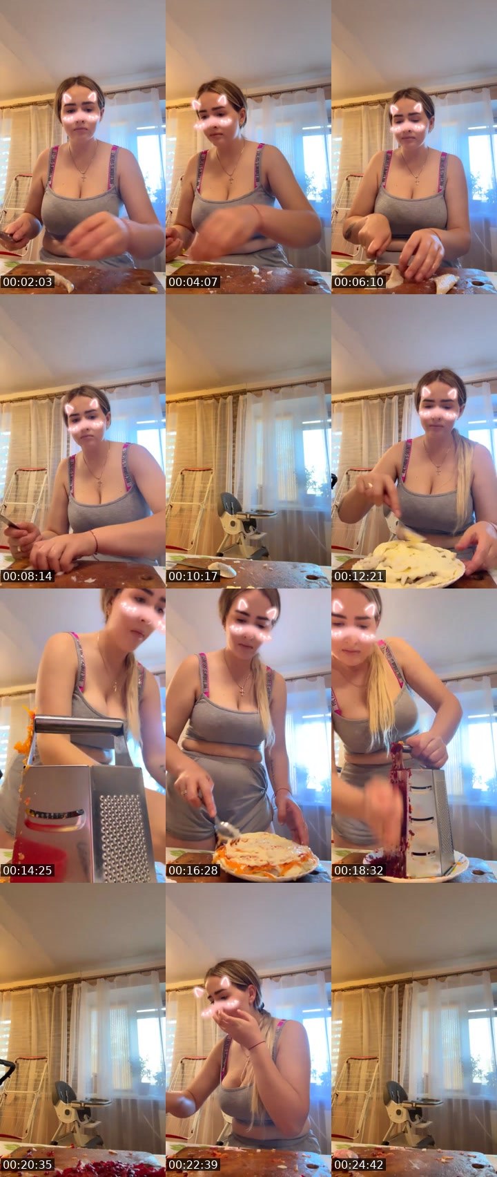 Contact-sheet preview of Olivka❤️'s Liveme recording