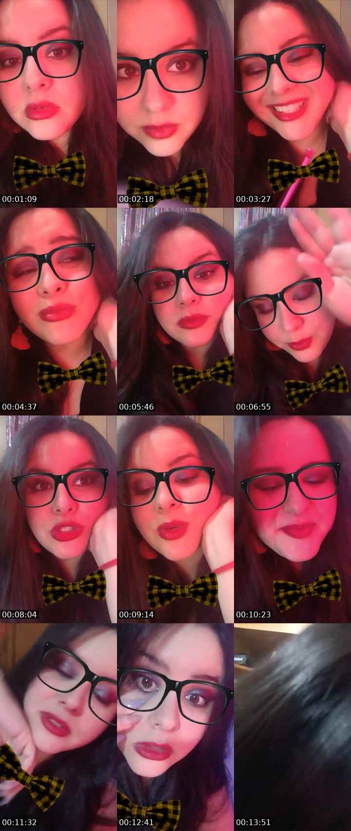 Contact-sheet preview of 💜Marial🪽✨🌋's Liveme recording