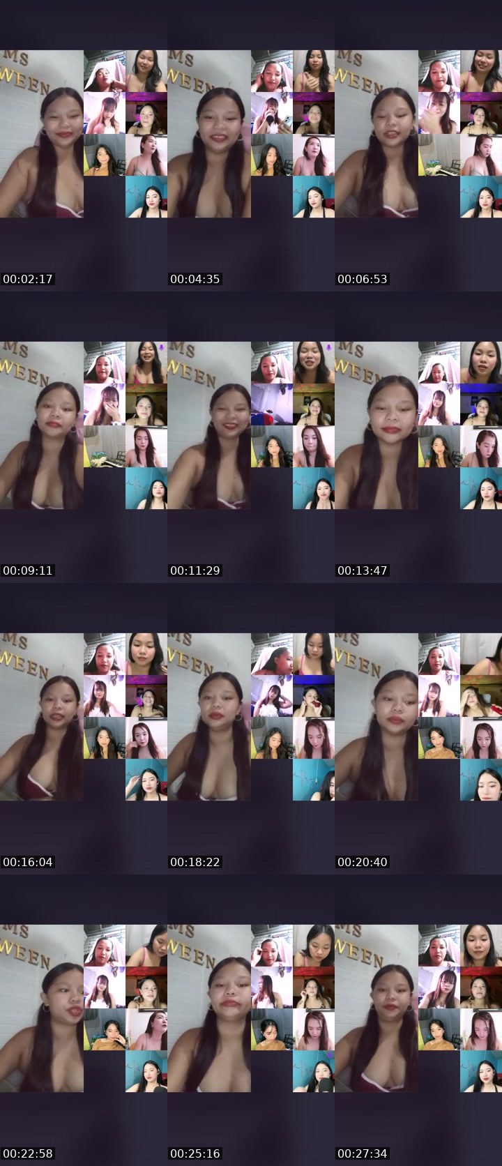 Contact-sheet preview of Ms.Kween🍒ELT(NP)'s Liveme recording