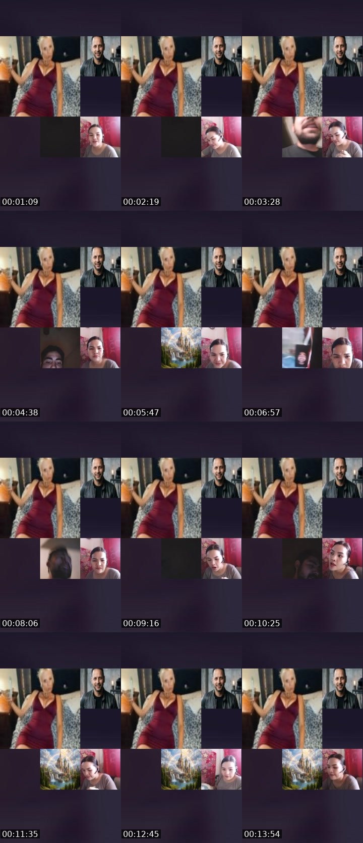 Contact-sheet preview of 🔥420🔥hottie's Liveme recording