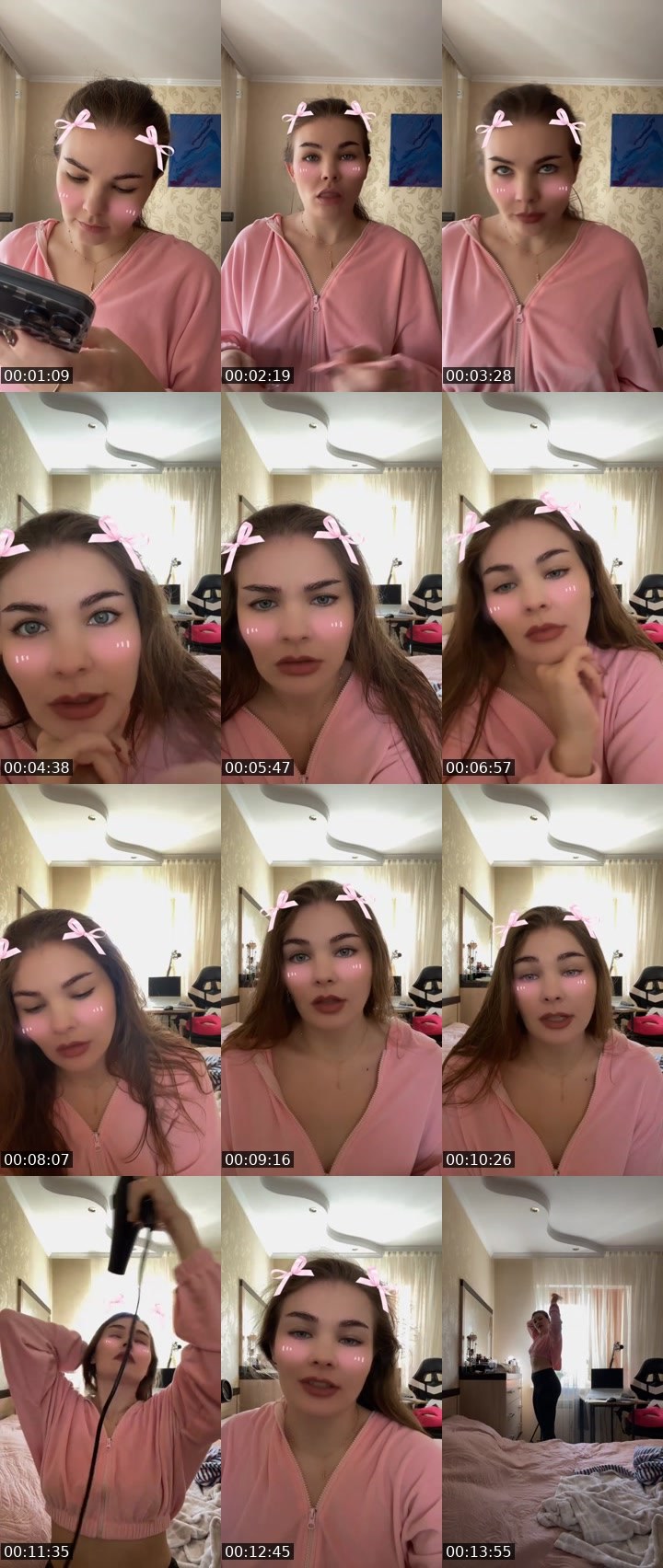 Contact-sheet preview of ℄ Lini🤍's Liveme recording