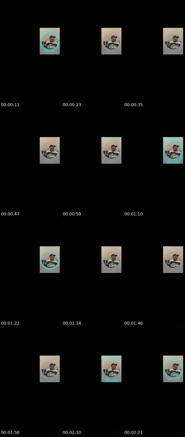 Contact-sheet preview of ☁️SARA☕︎💗's Liveme recording