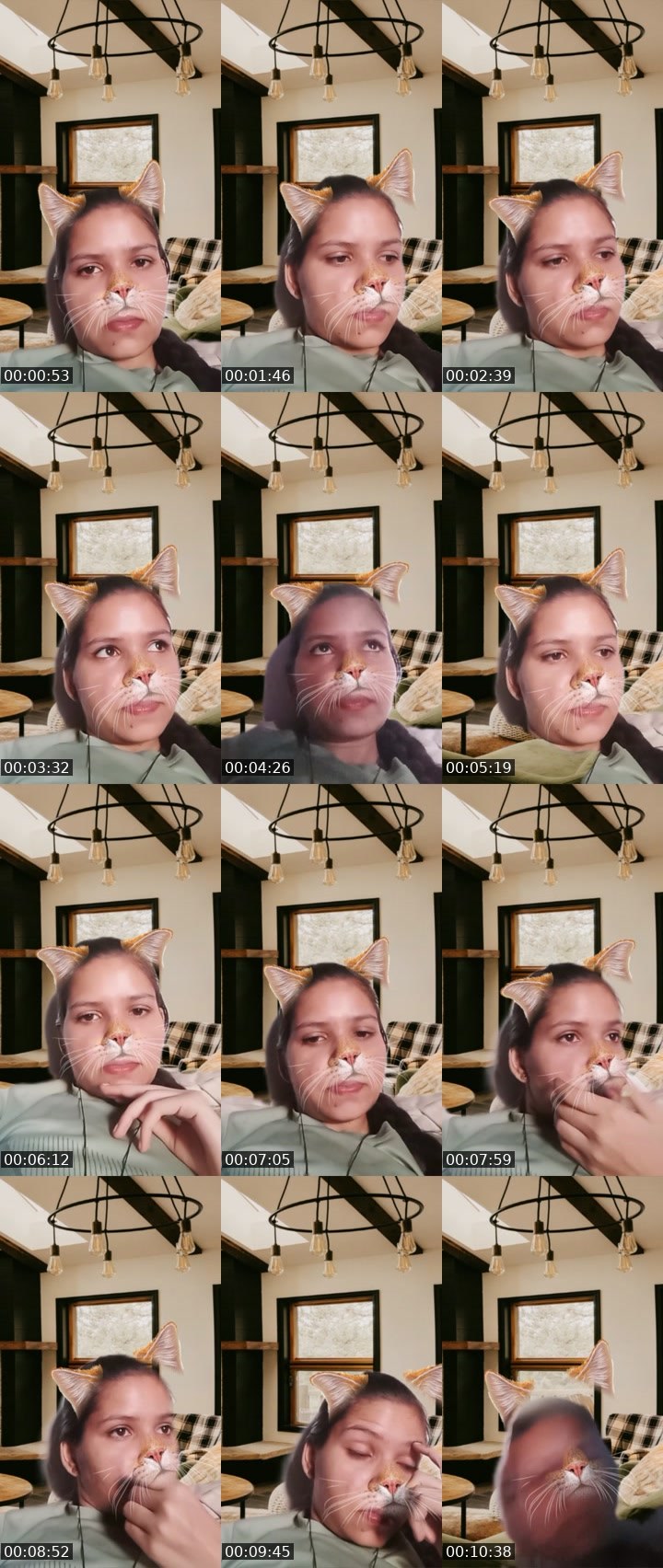 Contact-sheet preview of ⚜️Moon🌙🩵💯's Liveme recording