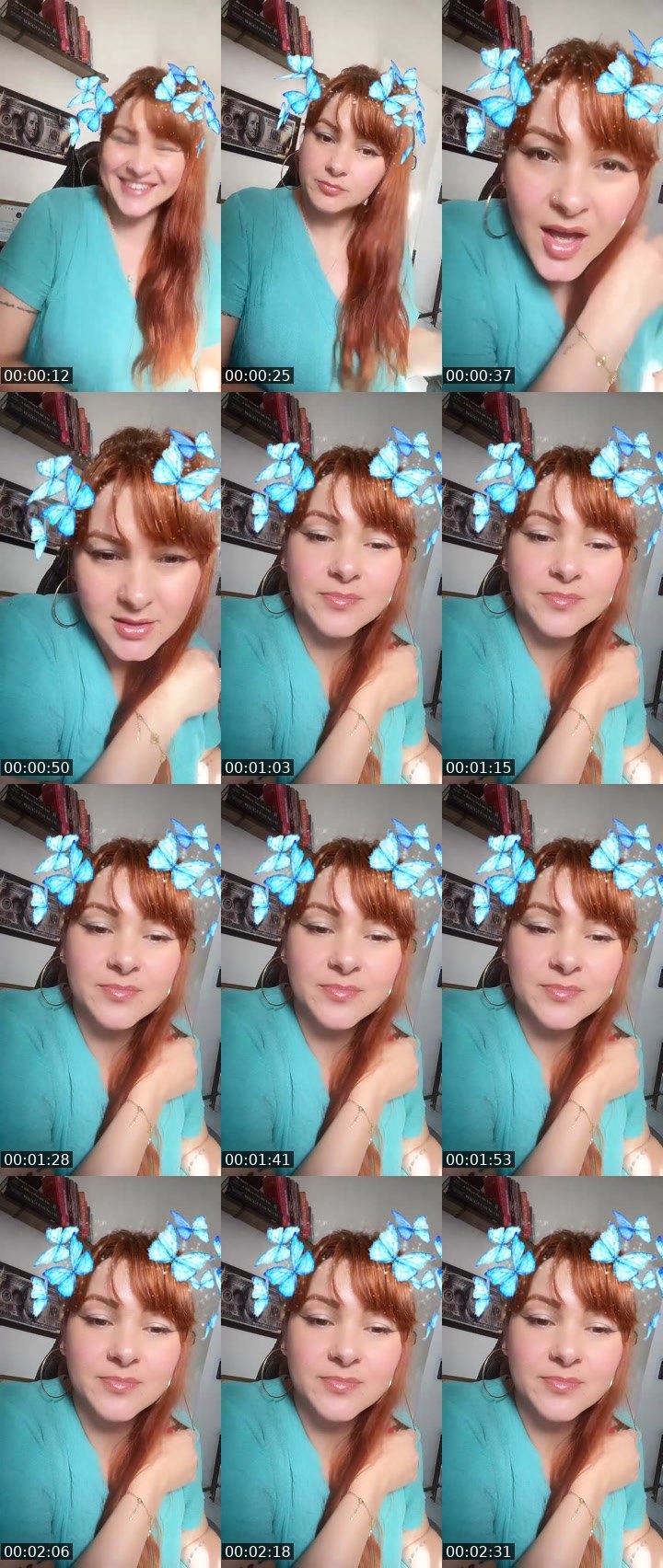 Contact-sheet preview of Ruby 777✨🌙's Liveme recording