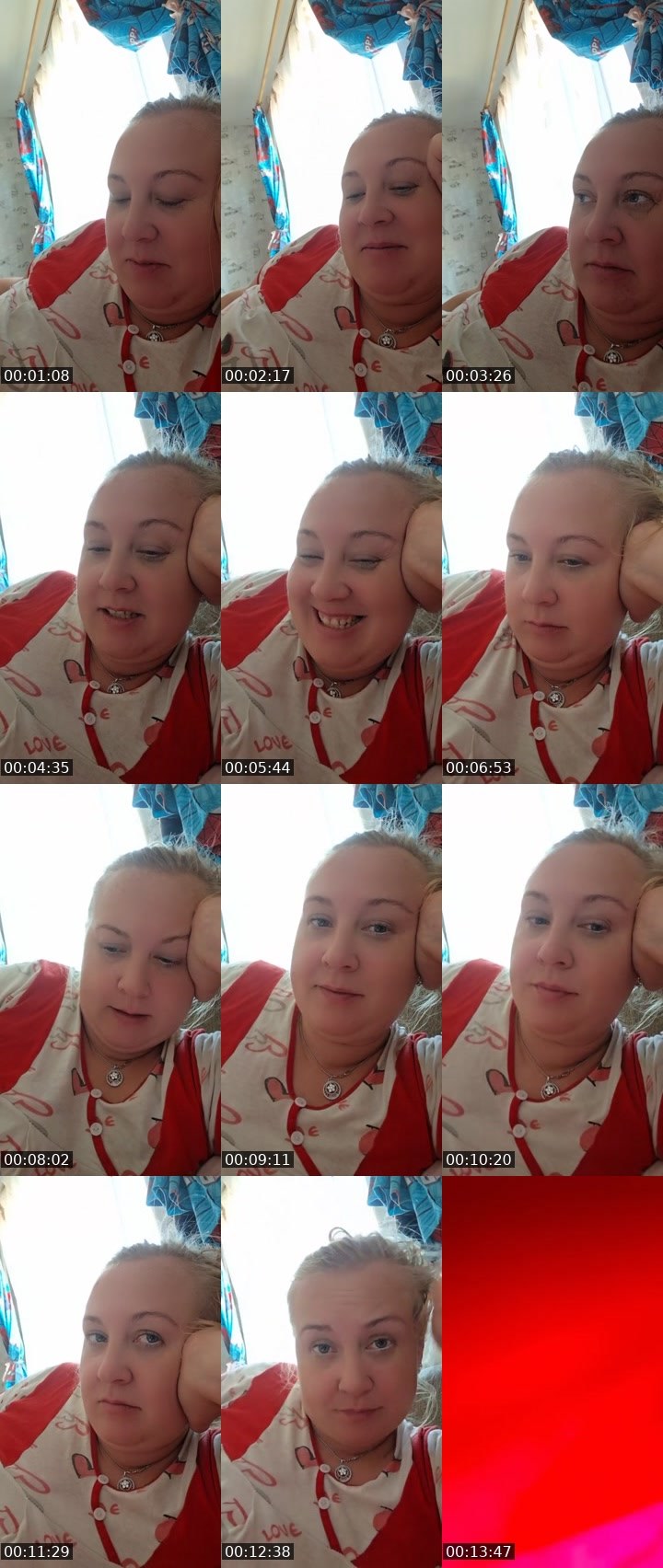 Contact-sheet preview of 🪷 GoldenBird 🕊's Liveme recording