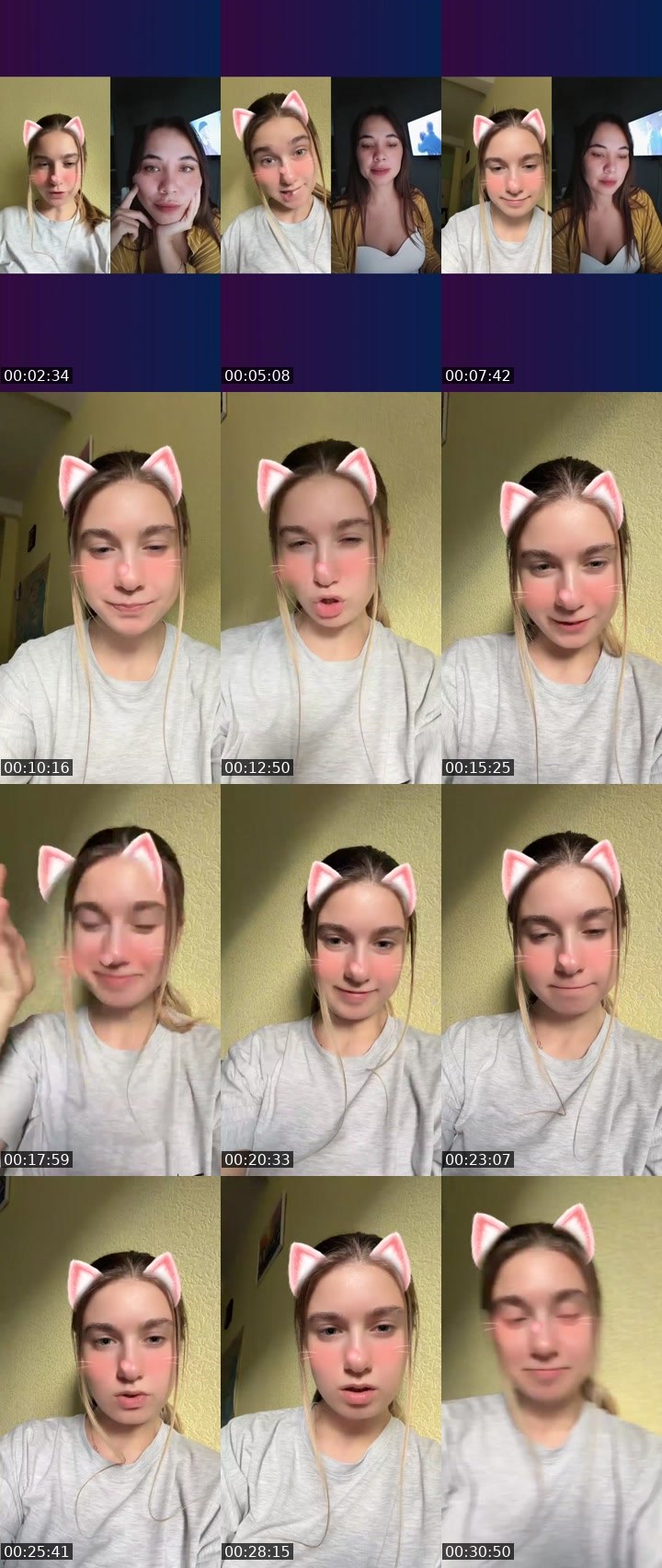 Contact-sheet preview of mrs_maria😍's Liveme recording