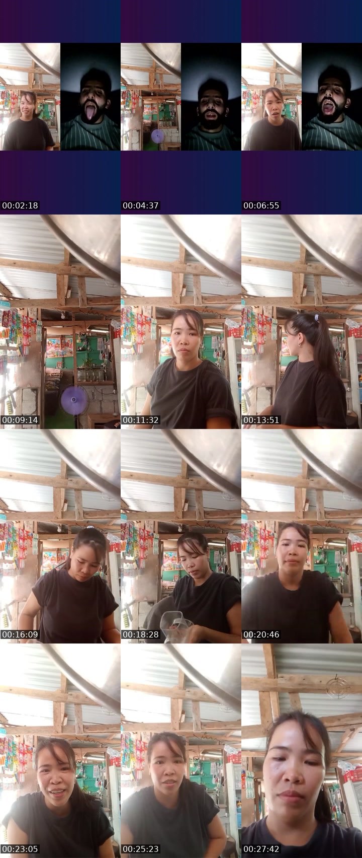 Contact-sheet preview of 🦅mhean🔷's Liveme recording