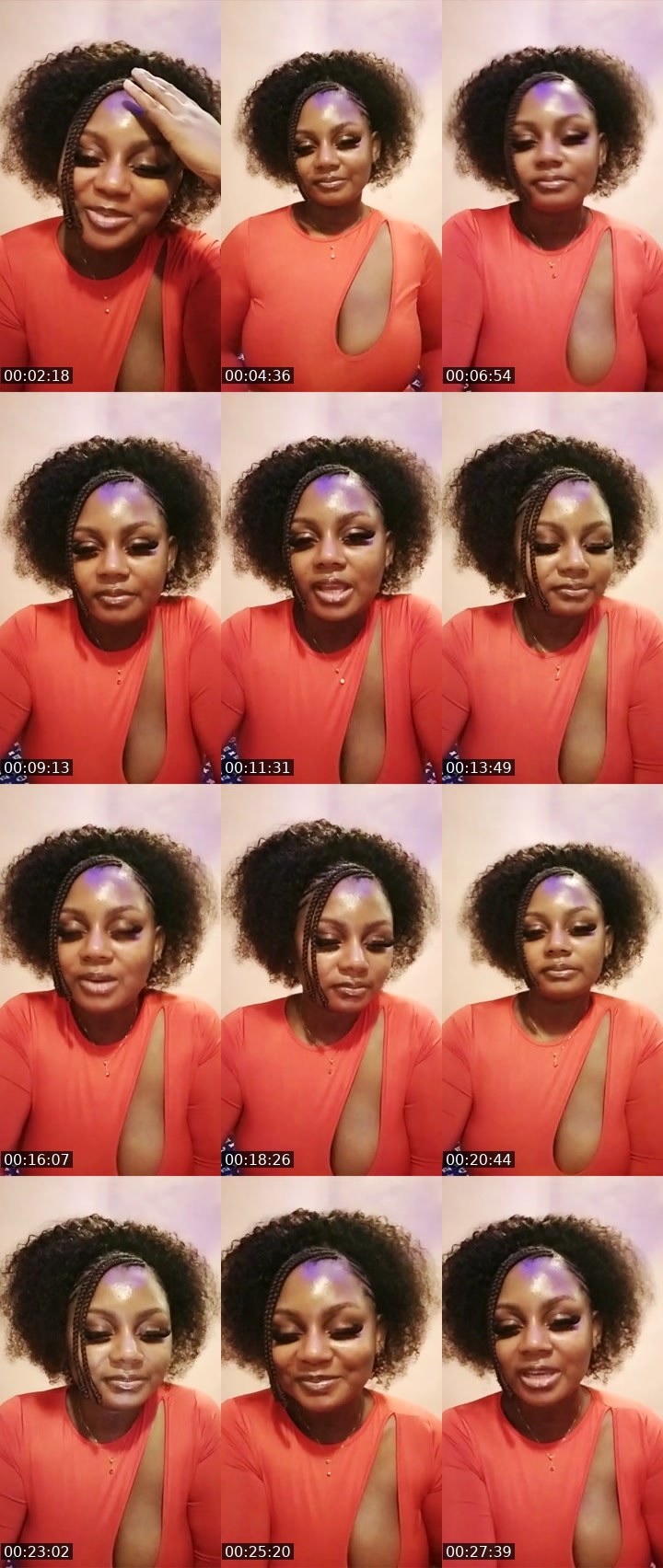 Contact-sheet preview of empress 🔥's Liveme recording