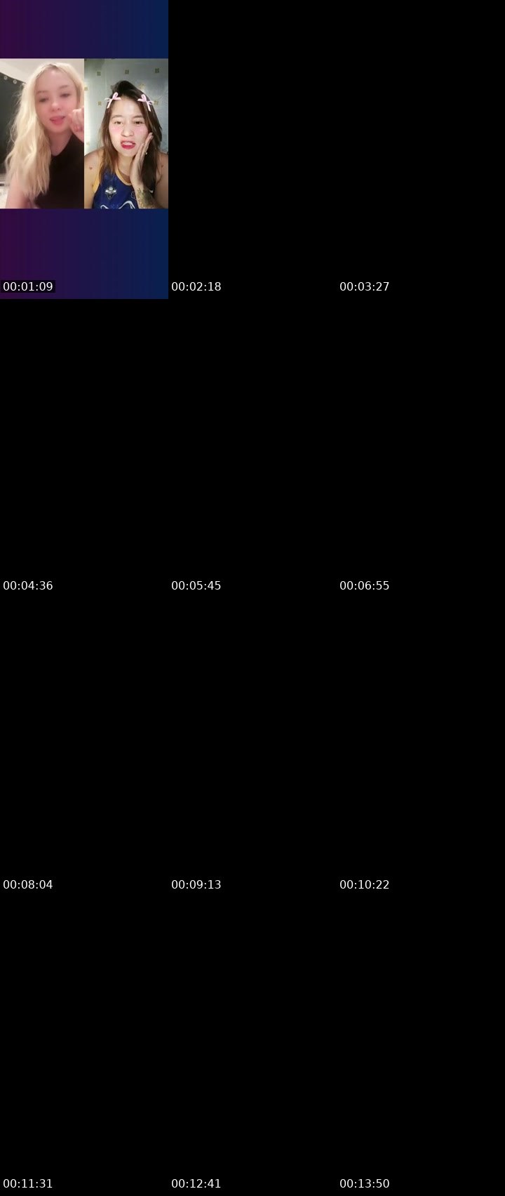 Contact-sheet preview of Aleahbaby's Liveme recording