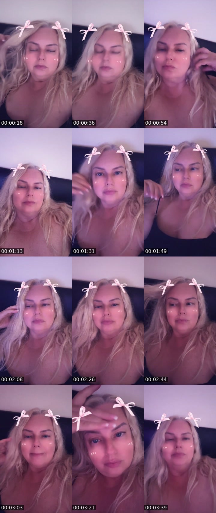 Contact-sheet preview of Lory Velvet🌹💋's Liveme recording