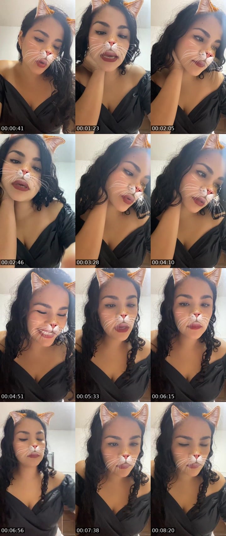 Contact-sheet preview of 🌐Paola🧸👻♥️'s Liveme recording