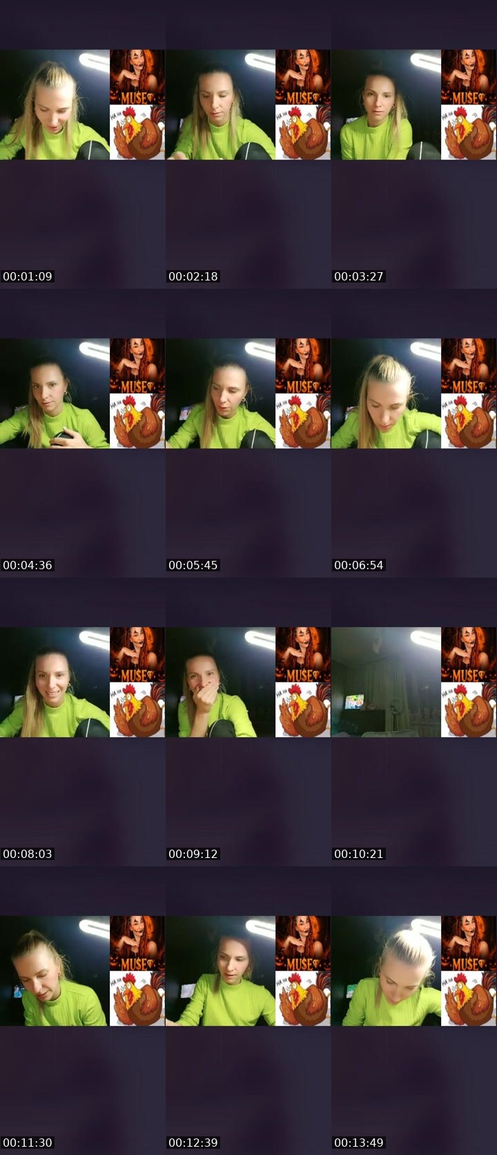 Contact-sheet preview of 🎀 Senorita 🎀's Liveme recording