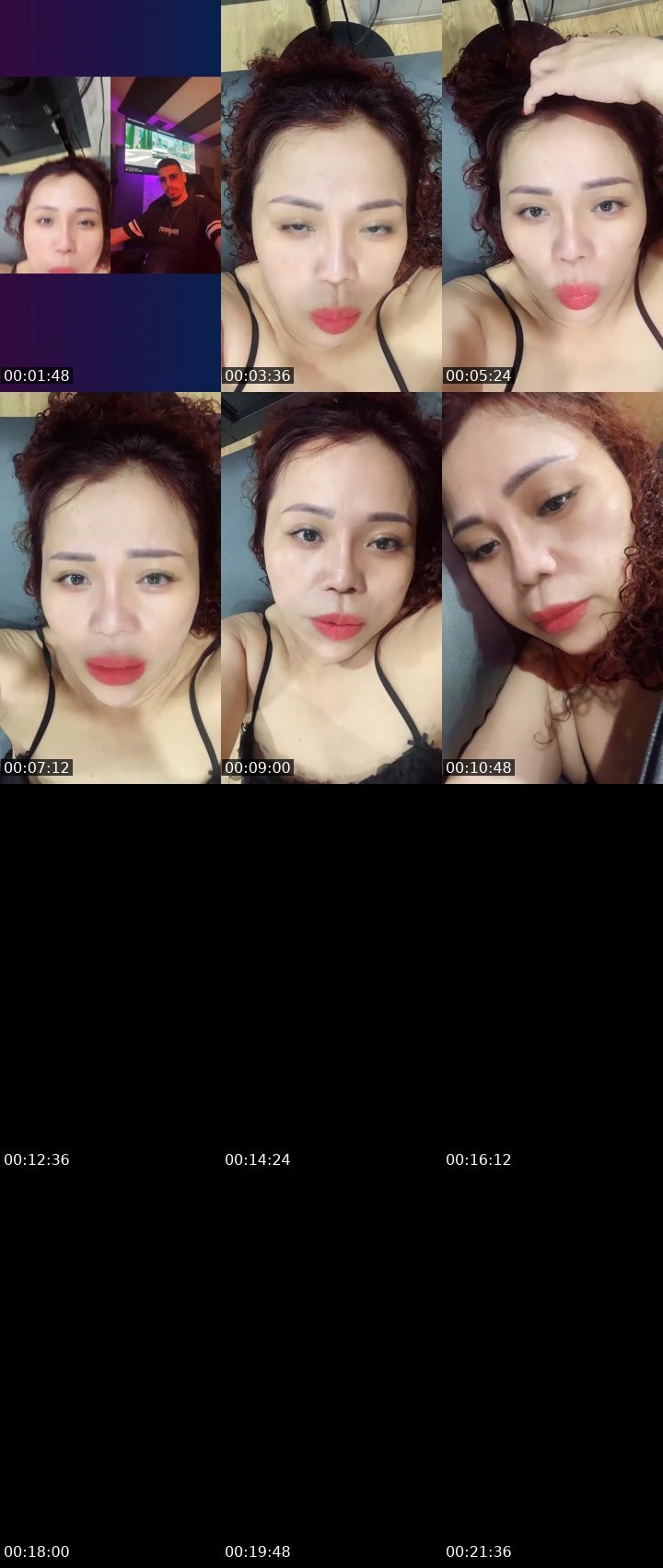 Contact-sheet preview of Kimhoney💃🏻's Liveme recording