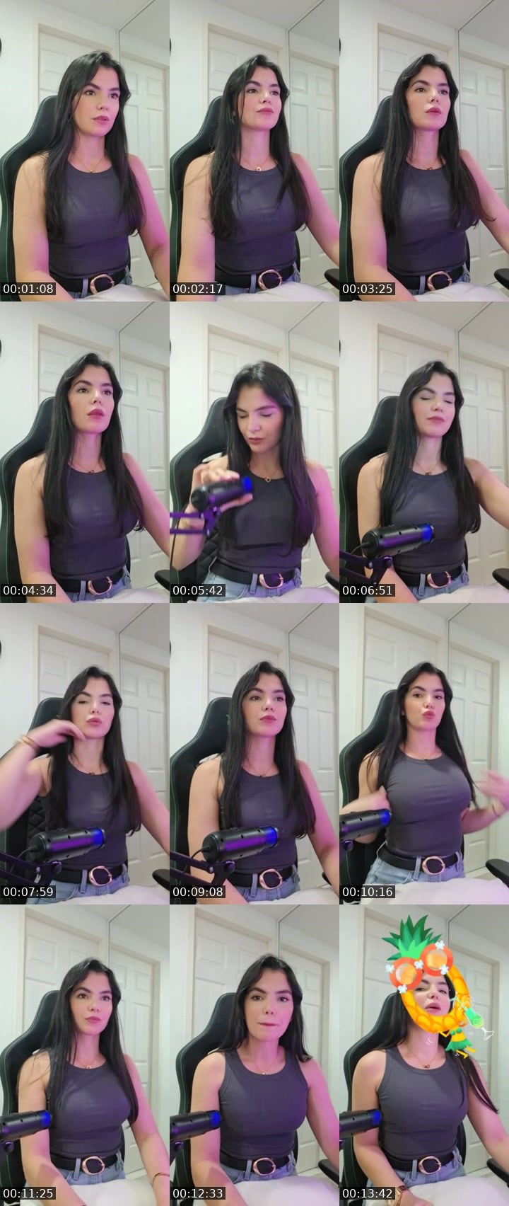 Contact-sheet preview of Eve 🇻🇪☁️🩷's Liveme recording