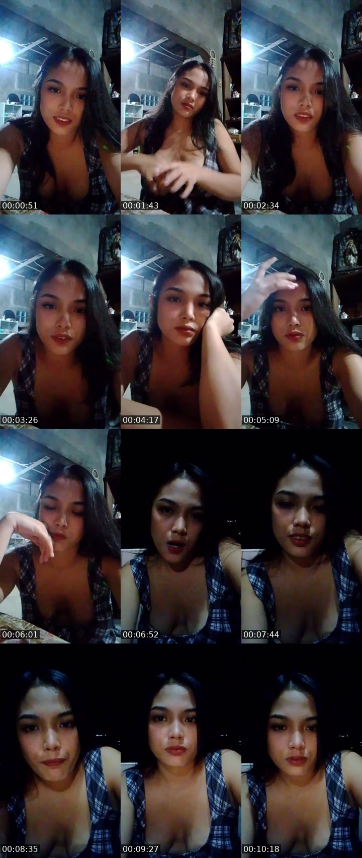 Contact-sheet preview of 👸 kaori 🐉's Liveme recording