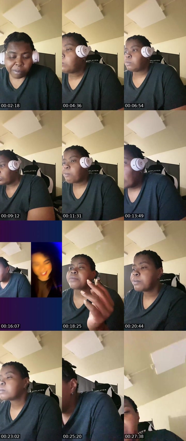 Contact-sheet preview of TEDDY BƎNDHƎRAƧƧ's Liveme recording
