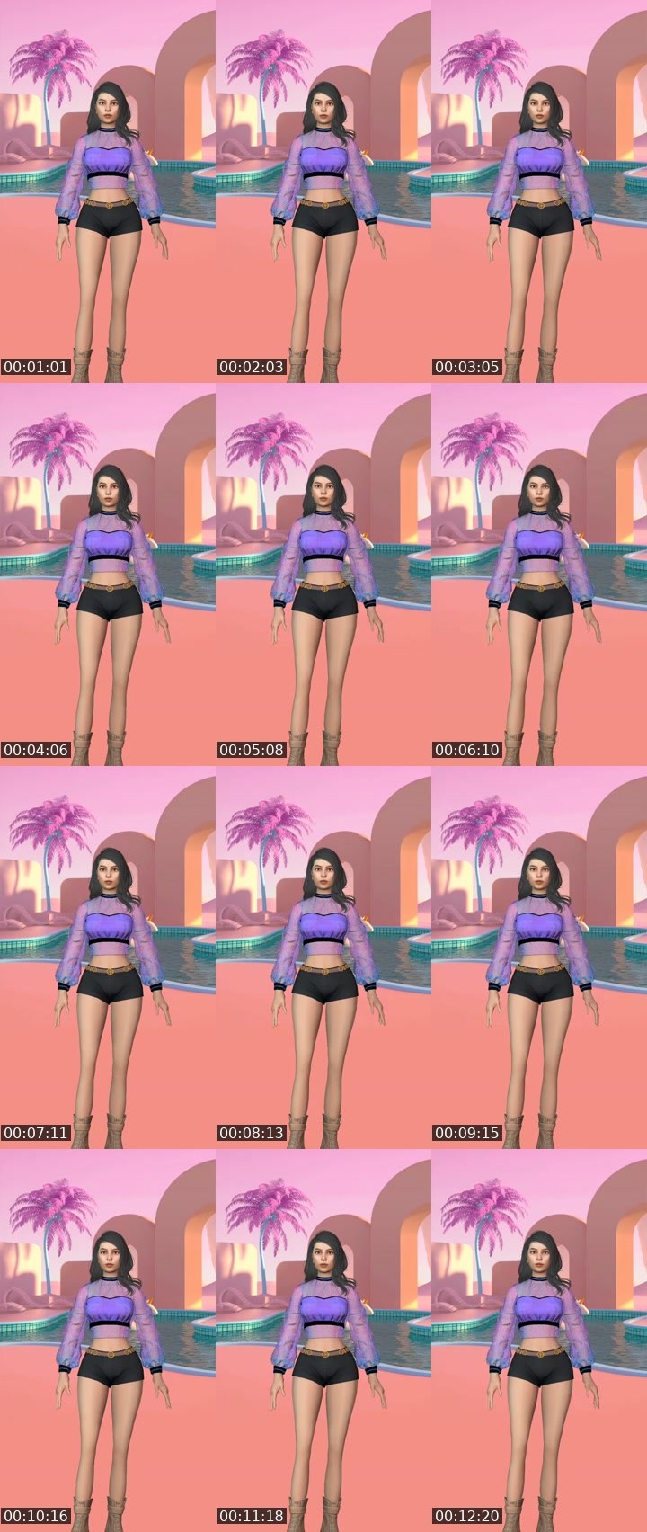 Contact-sheet preview of Mia🏴‍☠️'s Liveme recording