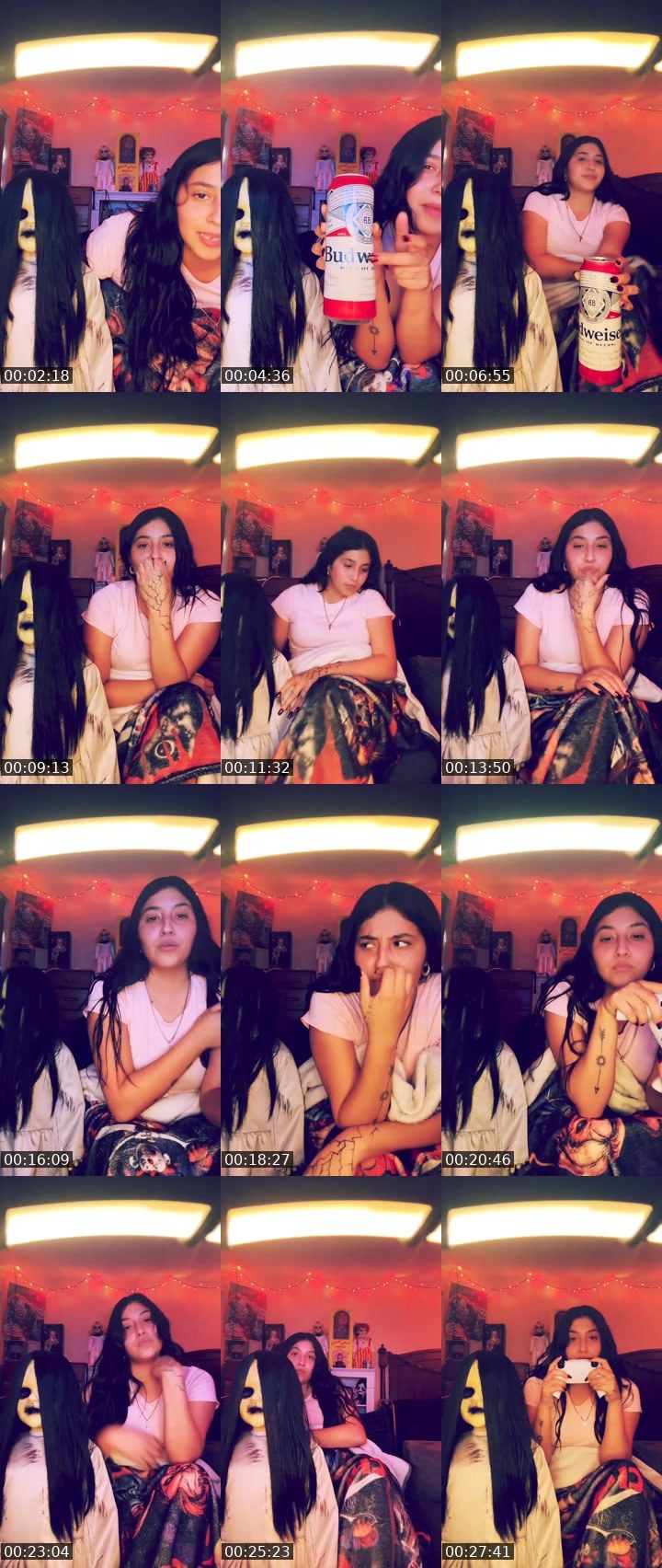 Contact-sheet preview of 💕BooThang💕's Liveme recording