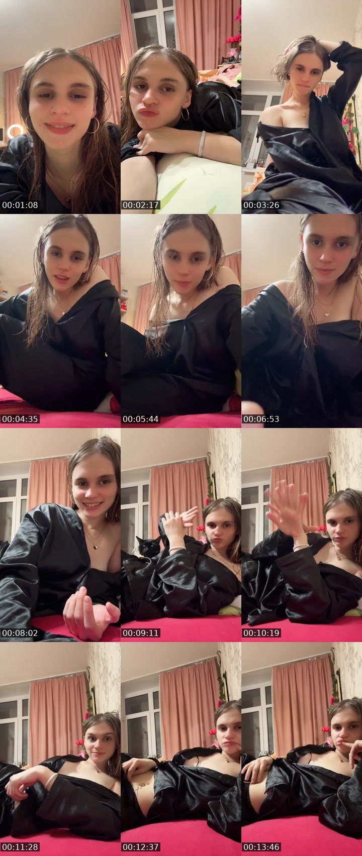 Contact-sheet preview of 🦢Marshmallow🦢's Liveme recording
