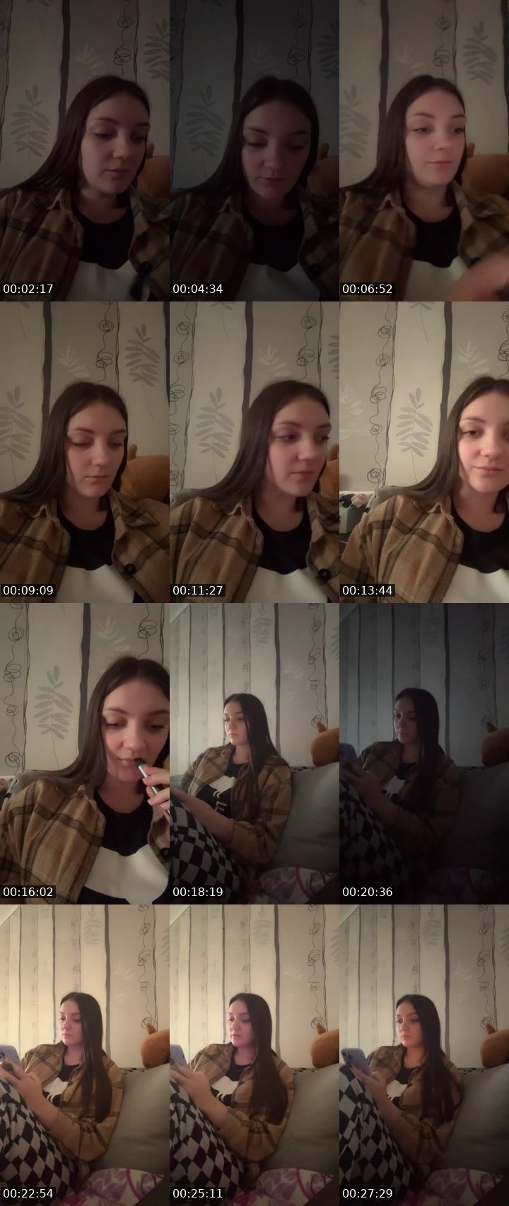 Contact-sheet preview of Dorina🎀's Liveme recording