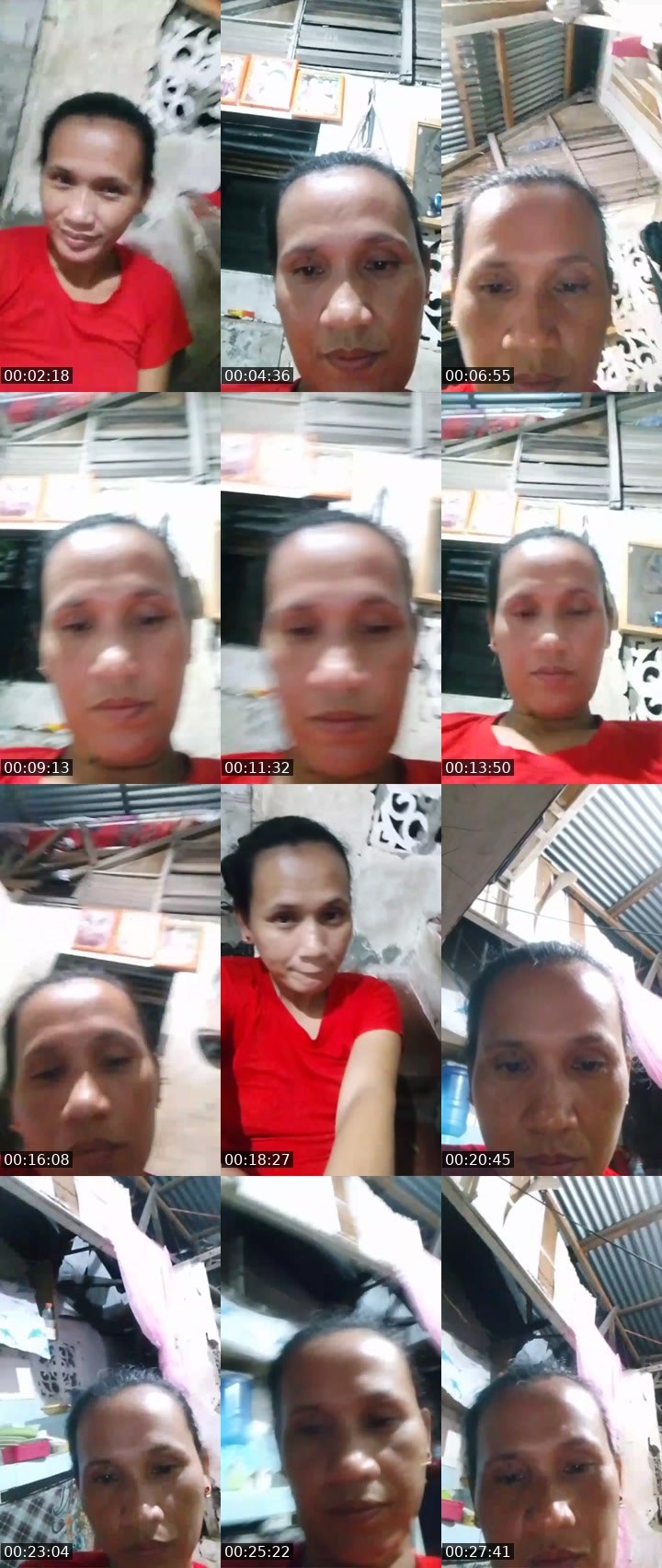 Contact-sheet preview of maria fe Padinas's Liveme recording