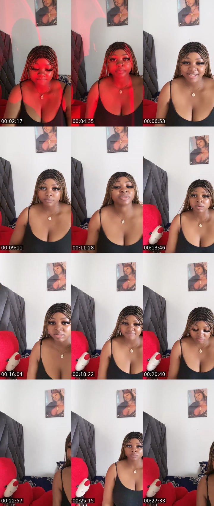 Contact-sheet preview of Royal Thickum's Liveme recording