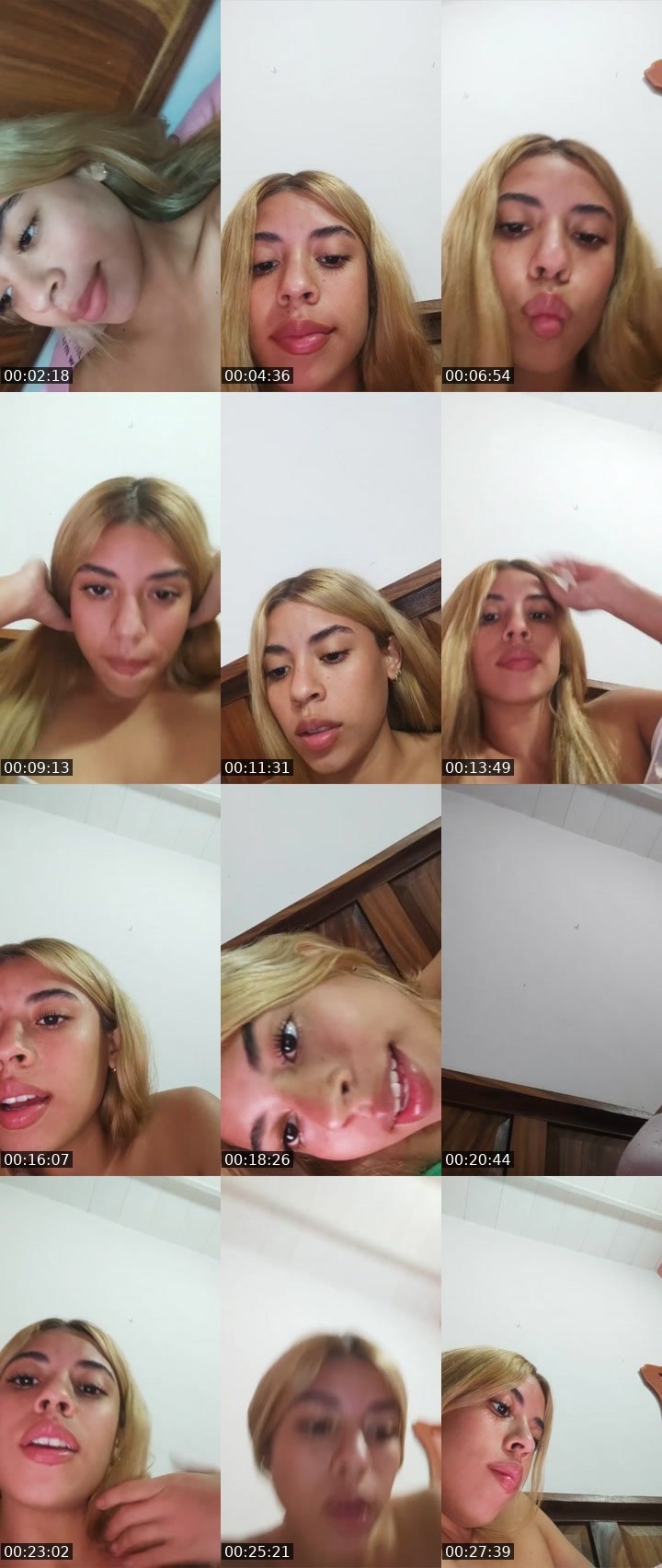 Contact-sheet preview of Julia2000's Liveme recording
