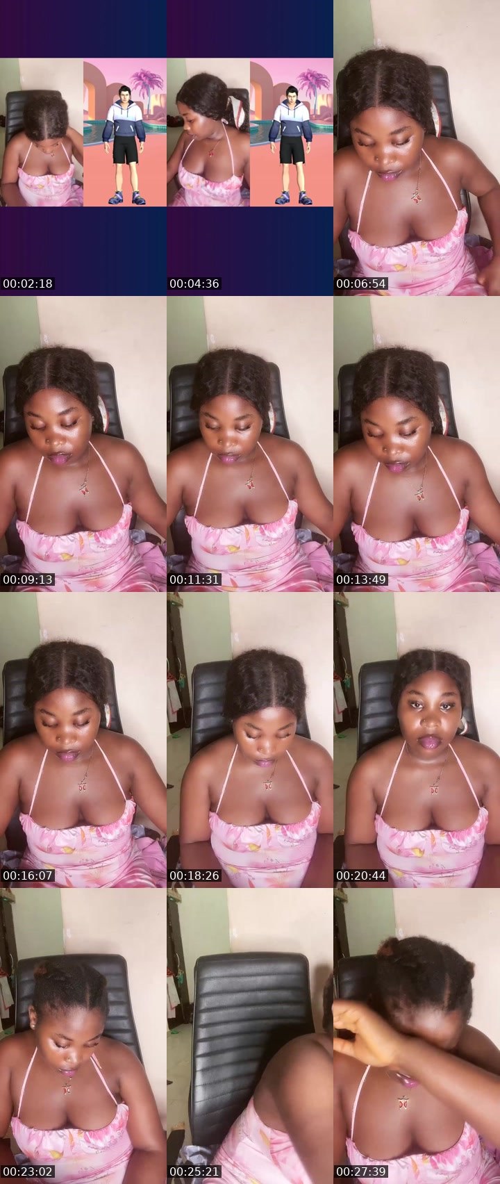 Contact-sheet preview of 🏦baby Sandra 🍫's Liveme recording